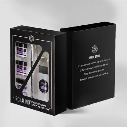 Kit Acrilico Unghie Professionale 6‑in‑1 per Ricostruzione e Allungamento