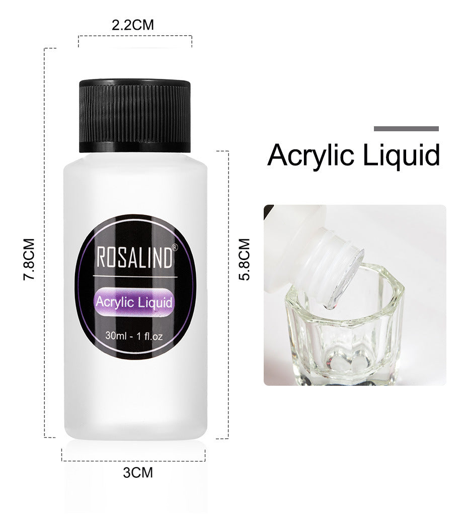 Kit Acrilico Unghie Professionale 6‑in‑1 per Ricostruzione e Allungamento