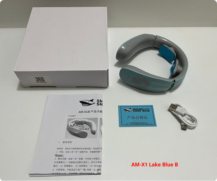 Massaggiatore Cervicale EMS con Calore – Sollievo Immediato