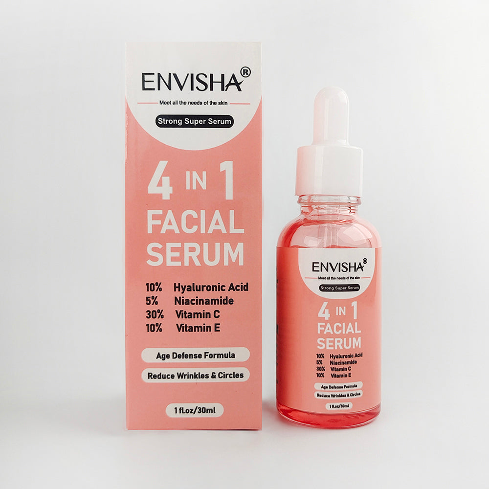 Siero Viso Anti‑Età con Squalano – Idratante, Illuminante e Anti‑Rughe (30 ml)