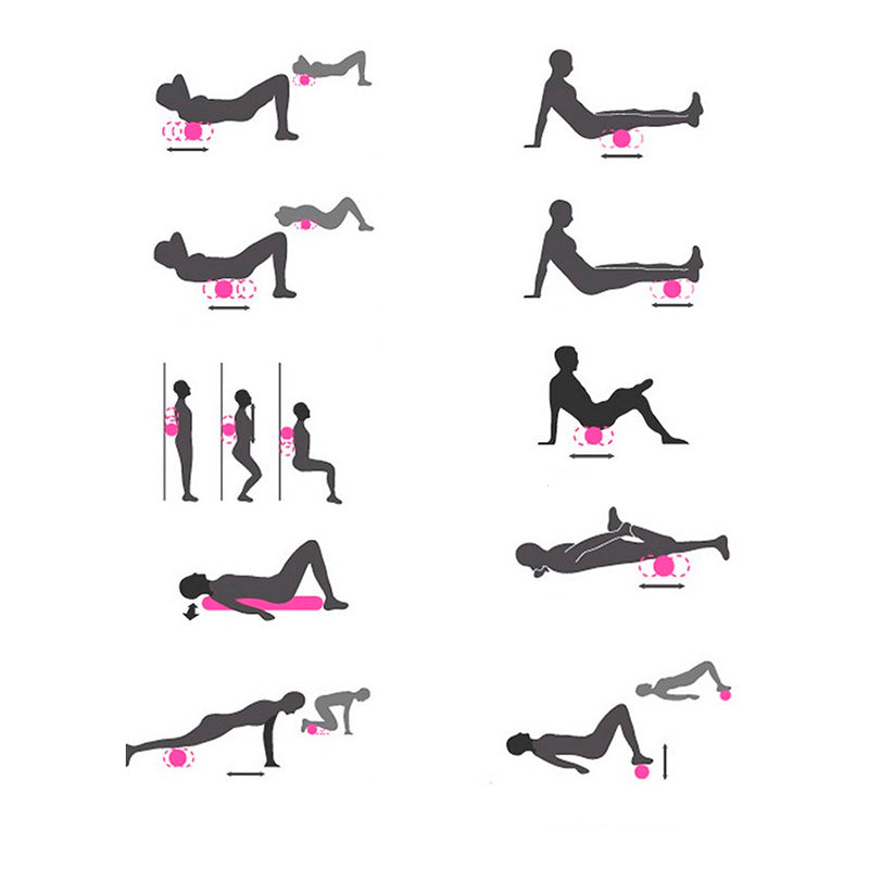 Foam Roller Antiscivolo in EVA – Massaggio Miofasciale & Recupero Muscolare